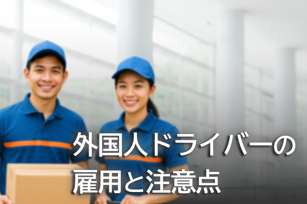 外国人ドライバーの雇用と注意点