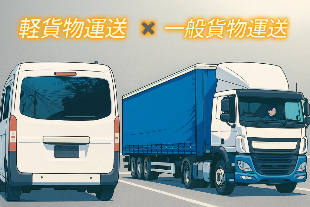 一般貨物と軽貨物