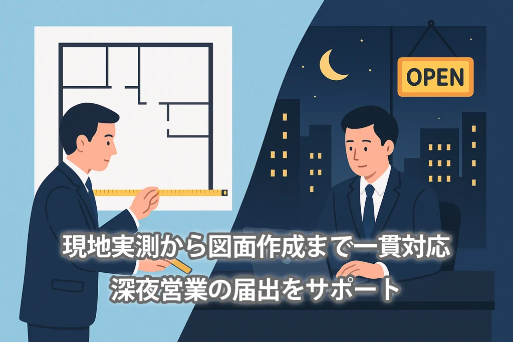 現地実測から図面作成まで一貫対応