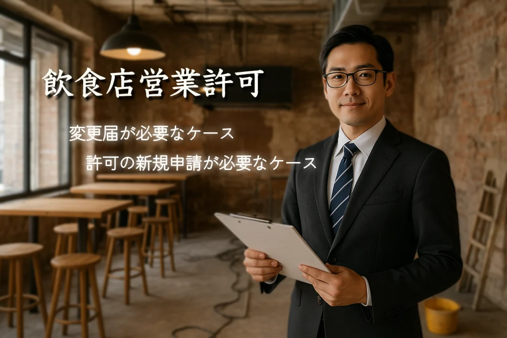 飲食店の内装を変更したら「変更届」が必要？提出先と手続きの流れを解説